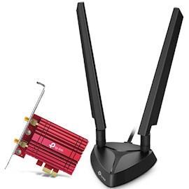 Wi-Fi ადაპტერი TP-LINK ARCHER TXE75E, Network Adapter, Black